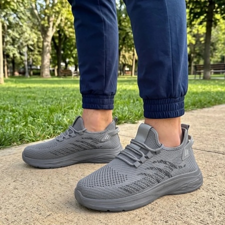 Pantofi sport barbati cu siret gri DAN9, 2, modlet.ro