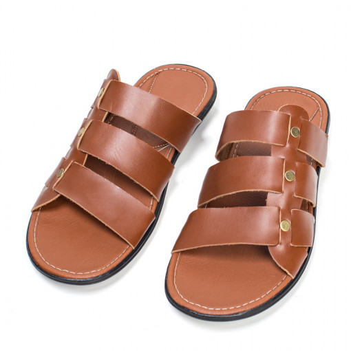 REDUCERI INCALTAMINTE, Papuci casual barbati maro MOD05272, modlet.ro