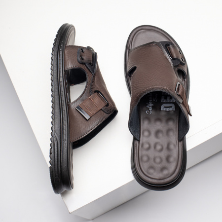 Papuci casual barbati maro MOD11591, 4, modlet.ro