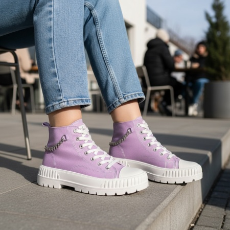 REDUCERI INCALTAMINTE, Tenisi dama mov MOD09963, modlet.ro