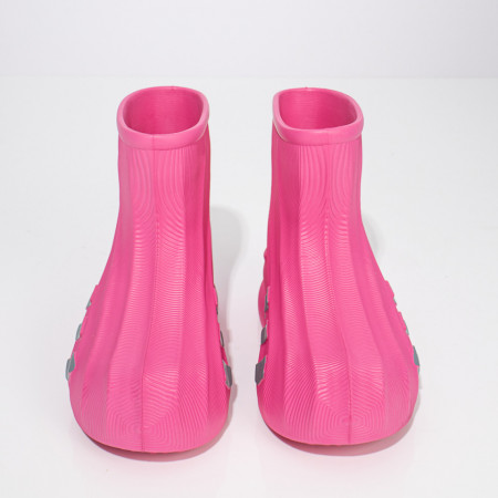 Cizme dama cu talpa groasa roz MOD11503, 3, modlet.ro
