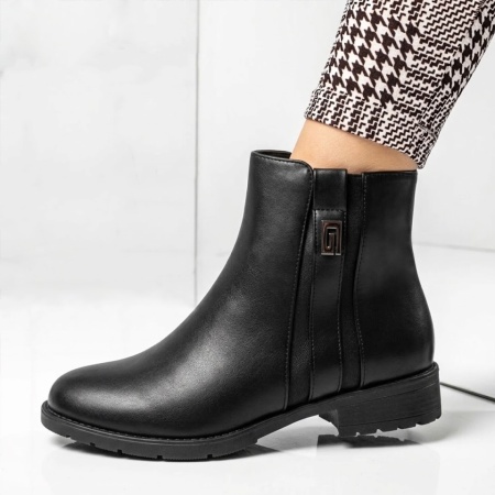 Ghete dama cu fermoar negre IRIS50, 2, modlet.ro