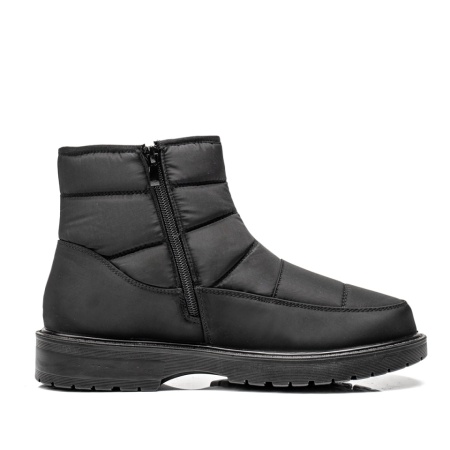 Ghete negre cu fermoar din fas MOD14159, 2, modlet.ro