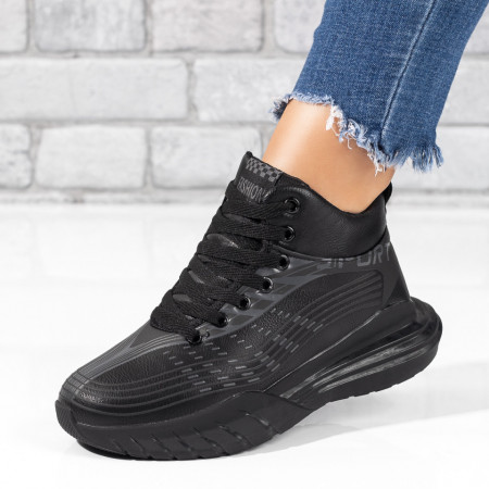 Ghete Dama, Ghete sport negre unisex MOD06748, modlet.ro
