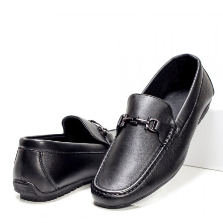 Mocasini barbati cu talpa joasa negri MOD05395, 2, modlet.ro