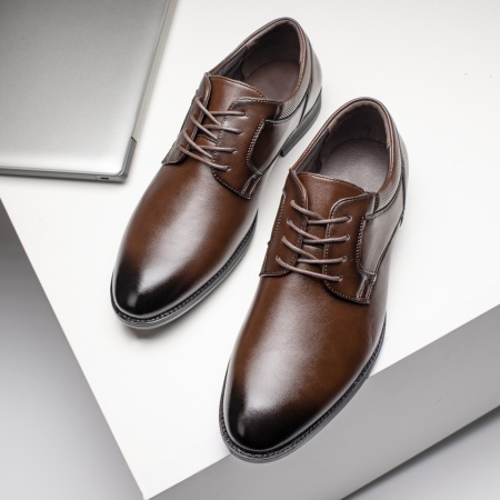 Pantofi eleganti maro cu siret barbati MOD11675, 4, modlet.ro