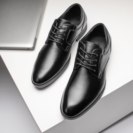 Pantofi eleganti negri cu siret barbati MOD11673, 2, modlet.ro