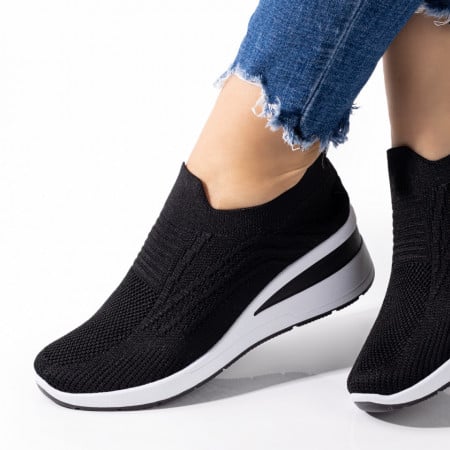 Espadrile cu platforma dama negre ZEF08481, 2, zeforia.ro