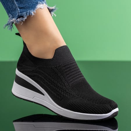 Espadrile cu platforma dama negre ZEF08481, 4, zeforia.ro