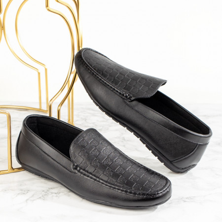Mocasini barbati, Mocasini barbati negri MDL05393 - modlet.ro
