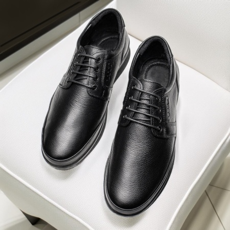 REDUCERI INCALTAMINTE, Pantofi casual barbati din Piele naturala negri MOD11893, modlet.ro