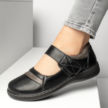 Pantofi casual dama negri LILI12, 4, modlet.ro