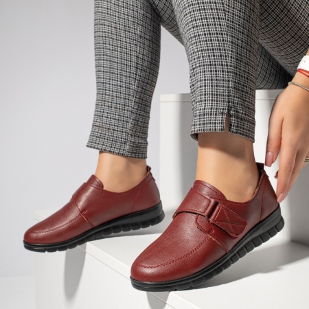 Pantofi casual dama rosii MARA15, 3, modlet.ro
