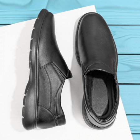 Pantofi casual negri barbati MOD11225, 3, modlet.ro