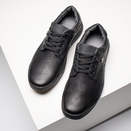 produse sf(NU ACTIVATI), Pantofi negri casual barbati cu siret MOD06067, modlet.ro