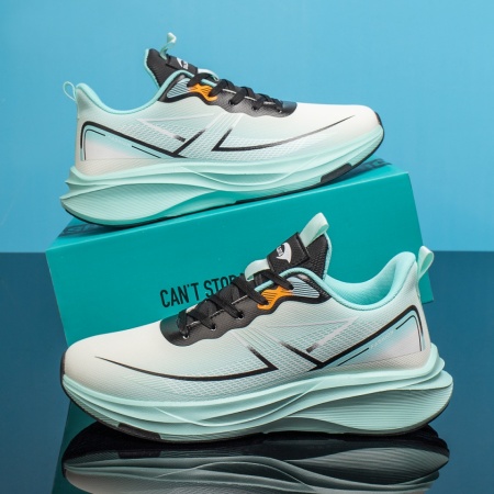 Pantofi sport barbati cu siret albastru deschis ZEF13219, 3, zeforia.ro
