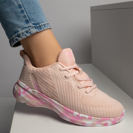 Adidasi dama, Pantofi sport dama roz MOD12222, modlet.ro