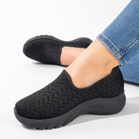 Espadrile dama sport negre EMA4, 2, modlet.ro