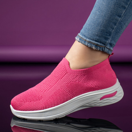 REDUCERI INCALTAMINTE, Espadrile sport dama roz inchis MOD11173, modlet.ro