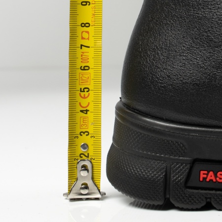 Ghete dama cu talpa groasa si fermoar negre MOD07627, 4, modlet.ro