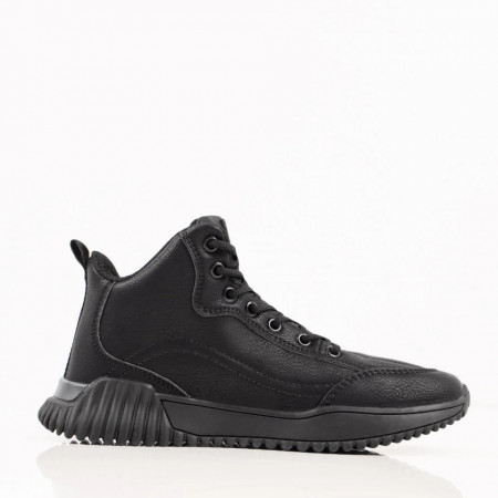 Ghete sport unisex negre cu siret MOD06684, 4, modlet.ro