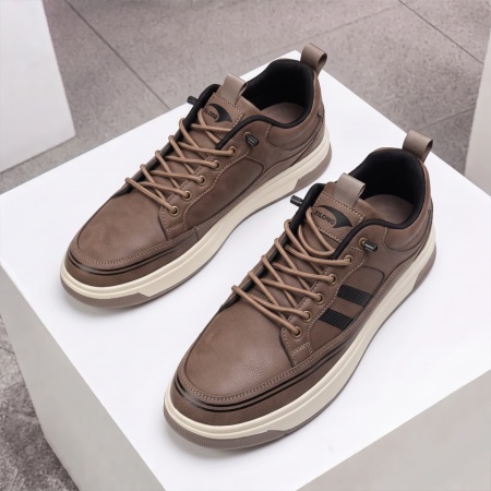 Pantofi casual barbati cu siret elastic maro ION14, 2, modlet.ro