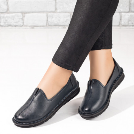 Pantofi casual dama, Pantofi dama casual albastri MOD05766, modlet.ro