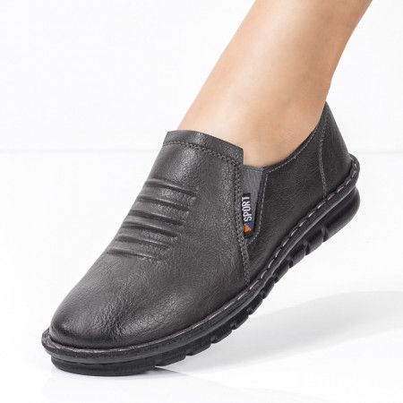 Pantofi dama, Pantofi dama cu model gri casual ZEF05765 - zeforia.ro