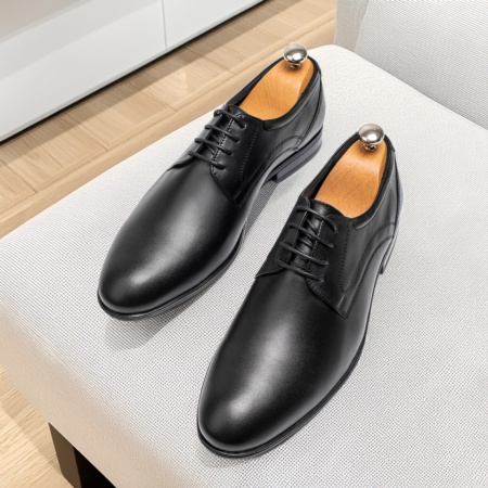 Pantofi barbati, Pantofi eleganti barbati cu siret negri din Piele naturala MOD10896, modlet.ro