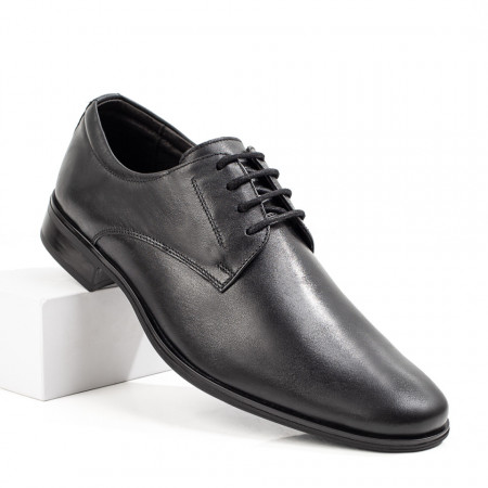 Pantofi barbati eleganti, Pantofi eleganti barbati negri din Piele naturala ZEF08729, zeforia.ro