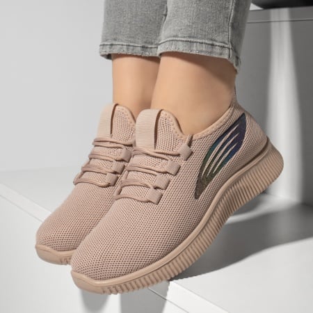 Pantofi sport dama cu siret roz MOD13186, 2, modlet.ro