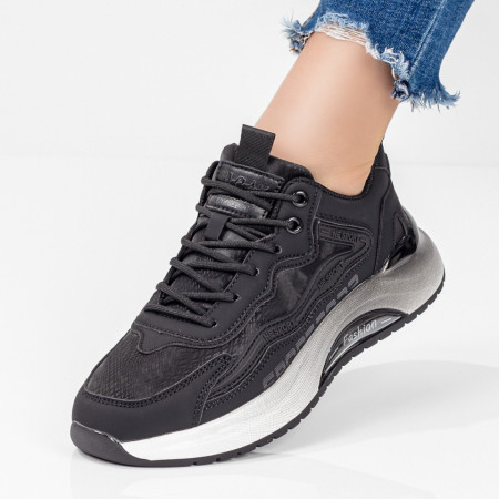 Adidasi dama, Pantofi sport dama negri MOD08040, modlet.ro