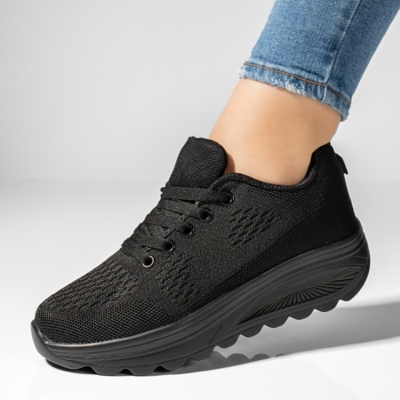 Adidasi dama, Pantofi sport dama negri MOD13208, modlet.ro