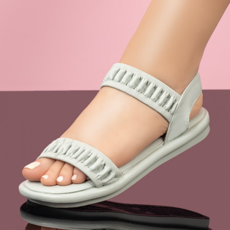 Sandale verzi dama cu talpa joasa ZEF05240