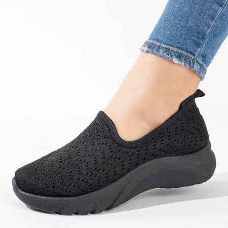 Espadrile dama sport negre EMA4, 3, modlet.ro