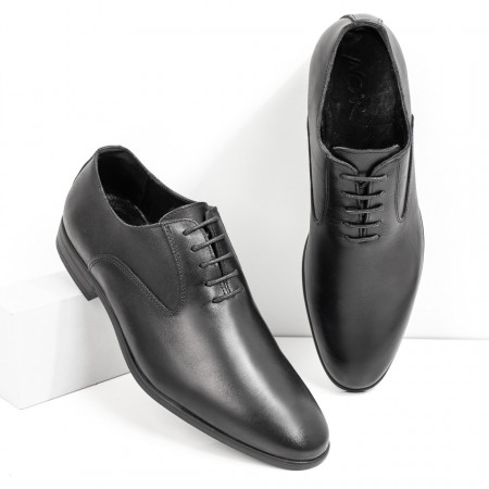 Pantofi barbati eleganti, Pantofi barbati eleganti negri din Piele naturala ZEF03586 - zeforia.ro