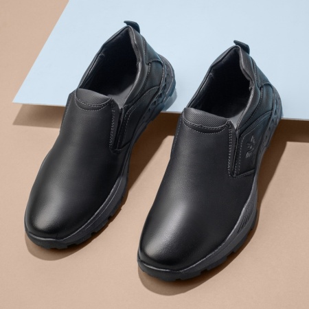 produse sf(NU ACTIVATI), Pantofi casual barbati negri MOD08439, modlet.ro