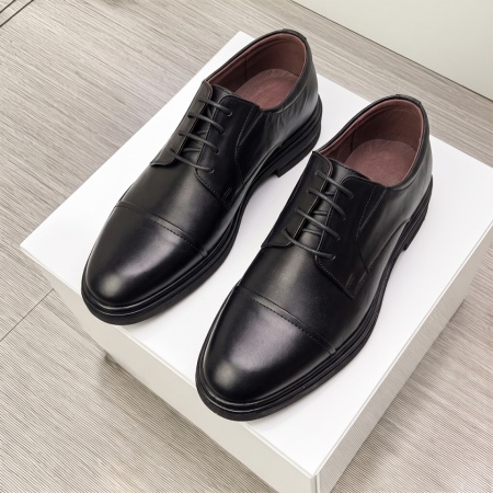 Pantofi eleganti barbati cu siret negri din Piele naturala NICU3, 3, modlet.ro