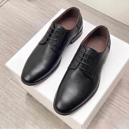 Pantofi eleganti barbati cu siret negri din Piele naturala TOM8, 2, modlet.ro