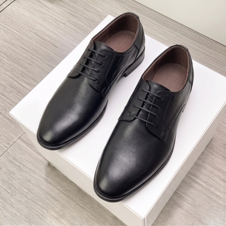 Pantofi eleganti barbati cu siret negri din Piele naturala VALI8, 2, modlet.ro