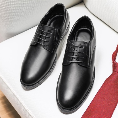 REDUCERI INCALTAMINTE, Pantofi eleganti negri barbati din Piele naturala MOD11895, modlet.ro