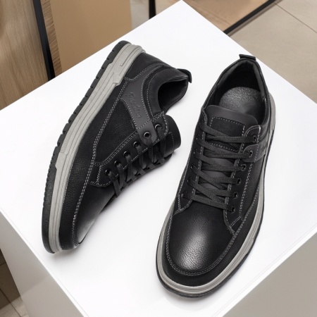 Pantofi sport barbati cu siret negri MOD19377