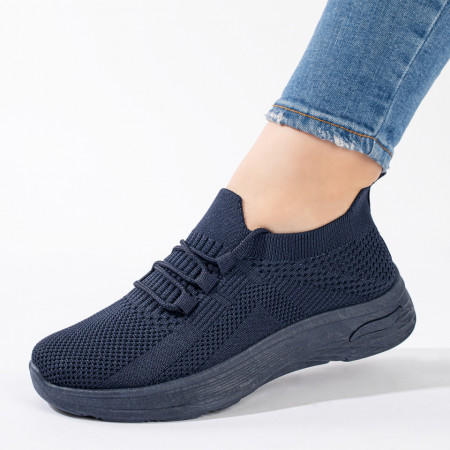 Adidasi dama, Pantofi sport dama albastri MOD11243, modlet.ro