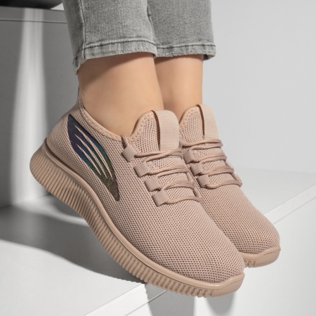 Pantofi sport dama cu siret roz ZEF13186, 3, zeforia.ro