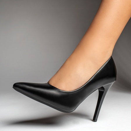 Pantofi Stiletto dama negri MOD06128, 3, modlet.ro