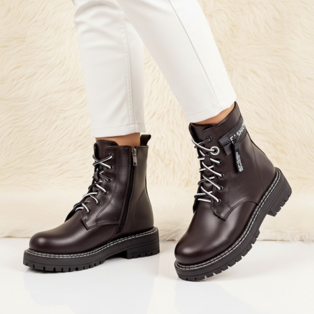 Ghete maro dama cu fermoar si accesorii MOD07141, 1, modlet.ro