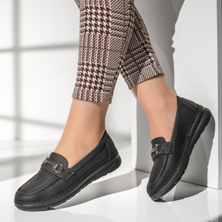 Mocasini dama negri MOD13270, 4, modlet.ro