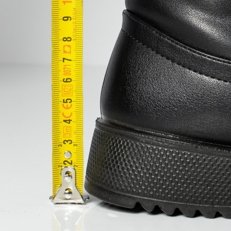 Cizme dama cu fermoar negre MOD14104, 3, modlet.ro