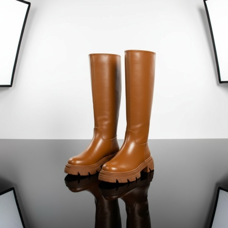 Cizme dama maro cu fermoar MOD07504, 3, modlet.ro