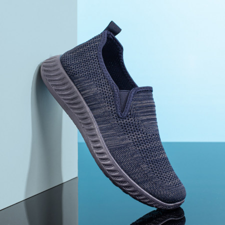 Adidasi barbati, Espadrile albastre barbati MOD11283, modlet.ro